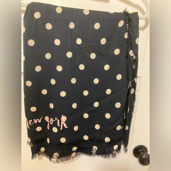 Kate Spade Polka Dot Scarf/Wrap - Picture 2 of 3